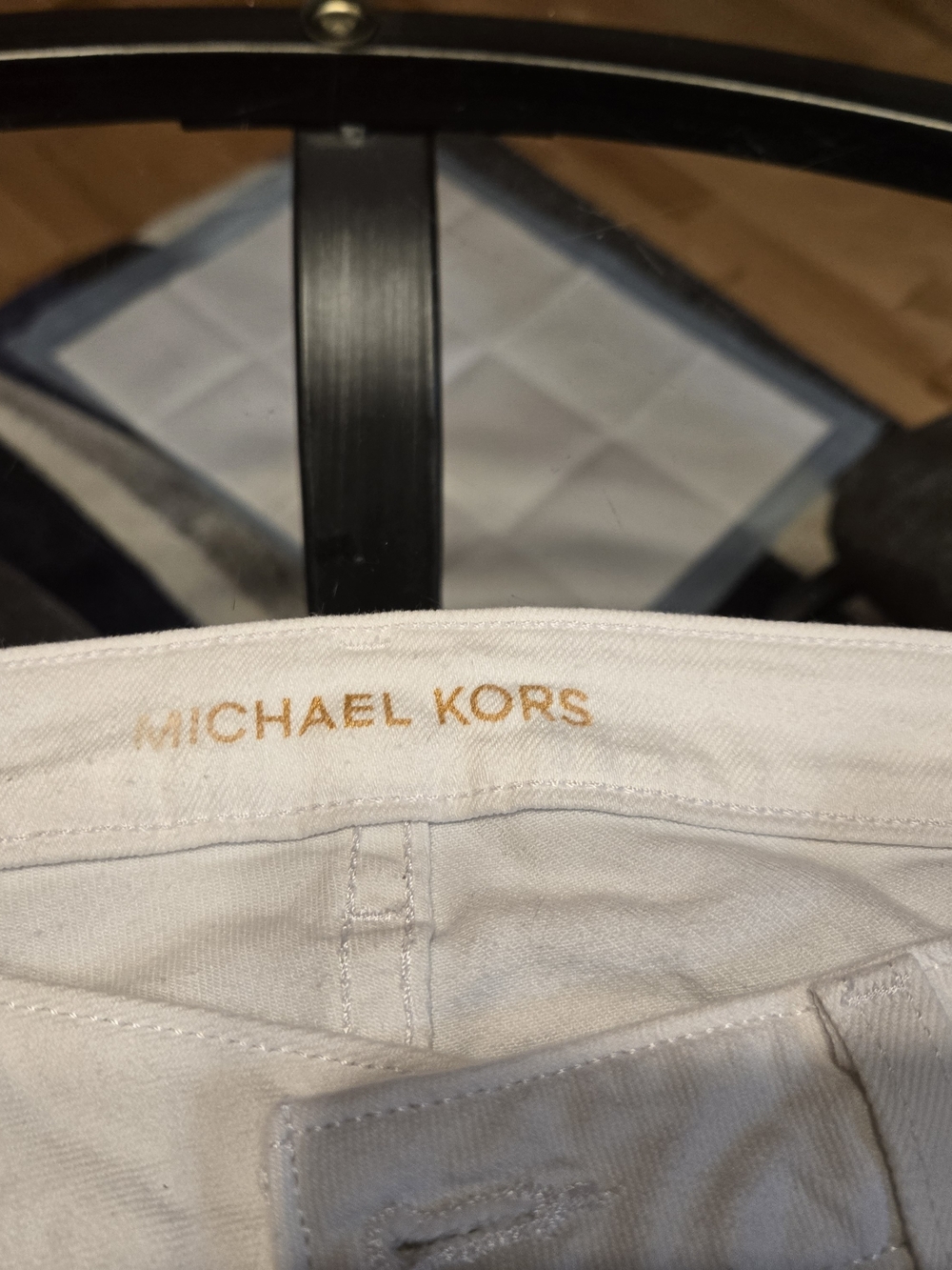 Michael Kors Woman's White Capris - Classic Denim/Pants